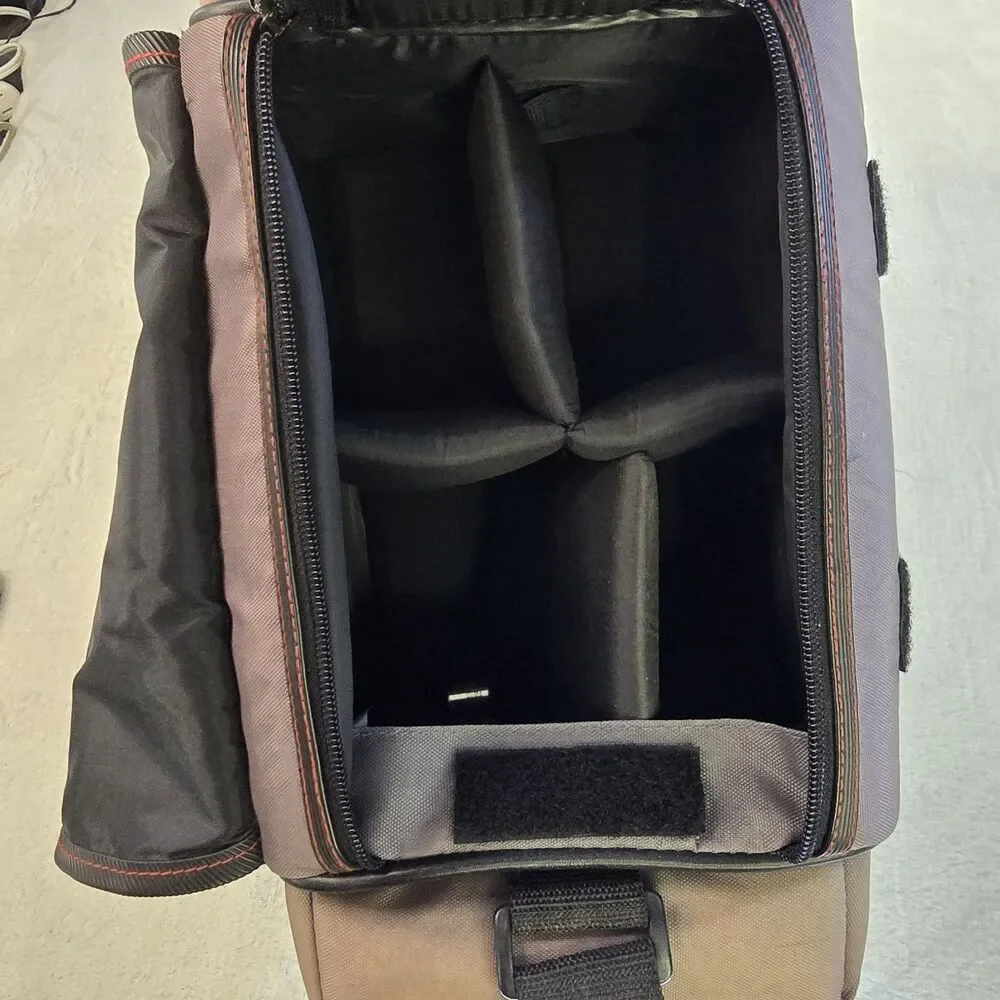 Ryka Camera Bag TB-250 Grey Padded Divides DSLR 14”x8”x7” Faded Shoulder Strap